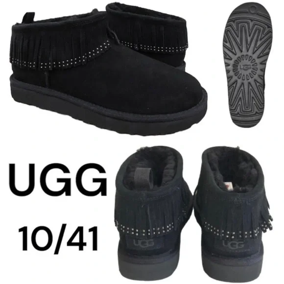 UGG W / 1121576 W ULTRA MINI FRINGE BLING - Picture 2 of 10
